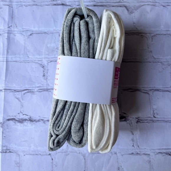 Grey Sparkle/Off White Sweater Tights - 2 Pack for (73-95lbs) M/L12/14 - Picture 2 of 4